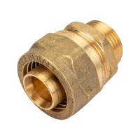 Переходник с наружной резьбой STOUT SFS-0001-003426 3/4x26 для металлопластиковых труб RG008S9DI9G9DN