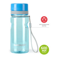 Бутылка для воды BAROUGE ACTIVE LIFE BP-919 600 мл/голубой/бутылка