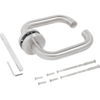 Комплект ручек Стандарт 0203 SS (60-90) INOX нерж. сталь 14873