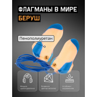 Противошумные беруши с металлодетекцией со шнурком Jeta Safety 37 дб, 1 пара, JEM51