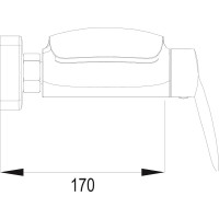 Смеситель для ванны Rose R1102