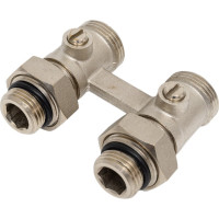 Узел подключения радиатора AXIS h-образный прямой 3/4"- 1/2" 216032