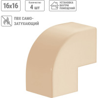 Внешний угол TDM ELECTRIC КМН, сосна, 16х16 упаковка 4 шт SQ0411-0211