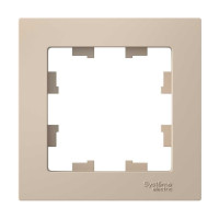1-местная рамка Systeme Electric Atlasdesign песочный ATN001201