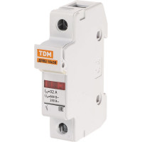Держатель плавких вставок ДПВ2 10x38 1П TDM ELECTRIC SQ0216-0013