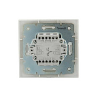 Кнопка звонка LEZARD MIRA белый с белой вставкой 701-0202-103