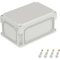 Пластиковый корпус DKC IP67, 300x200x146, стенки с выбивным фланцем, непрозрачная крышка 532210