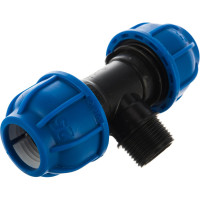 Тройник с наружной резьбой UNIO 25x3/4x25 77025000025M034b