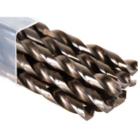 Сверло по металлу (10 шт; 6 мм; HSS; пластиковый футляр) ROCKFORCE RF-DSP1564(29180)