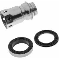 Смеситель для кухни мойки Haiba поворотный с высоким изливом, нержавеющая сталь HB71304-4