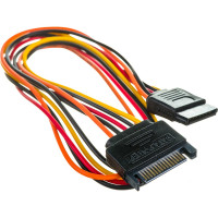 Удлинитель кабеля питания Cablexpert, SATA, 15pin/15pin, 50см CC-SATAMF-02
