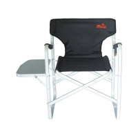 Директорский стул со столом Tramp LUX алюминий TRF-020