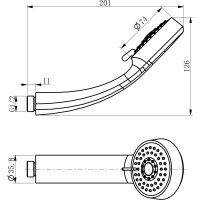 Смеситель для ванны D&K DA1473301
