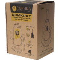 Гидравлический домкрат бутылочный с клапаном 20т, ремкомплект Эврика ER-80201 839175