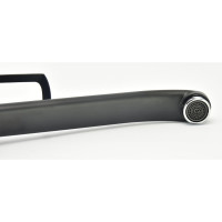 Смеситель для мойки Juguni Luxe одноручный, с поворотным изливом, картридж 40 мм, гайка 0402.448