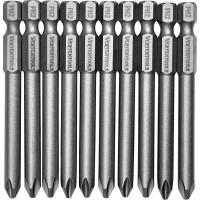 Набор бит (10 шт; PH2; 70 мм) Vertextools БТ-PH2-70