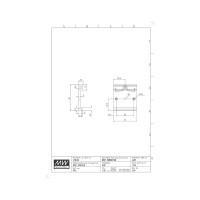 Приспособления для монтажа на DIN-рейку Mean Well, DRP-03 Т00039141