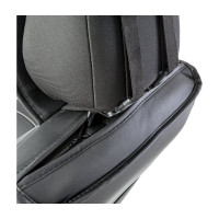 Каркас накидки на переднее сиденье CarPerformance 2 шт., экокожа CUS-2072 BK/GY