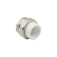 Комбинированная муфта VRT разъемная, внутренняя, 32х1 1/4", EVER plast, белый 532443
