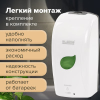 Сенсорный диспенсер для мыла-пены ЛАЙМА PROFESSIONAL ECO наливной, 1.3 л, белый 607330
