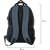 Рюкзак BRAUBERG URBAN Denver с отделением для ноутбука, 46х30х16 см 229893
