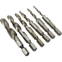 Набор метчиков WOLFSTAR М3-М10 Р6М5 комбинированных ta00278