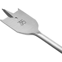 Сверло перовое по дереву (35 мм; шестигранный хвостовик) vertextools 1133-35