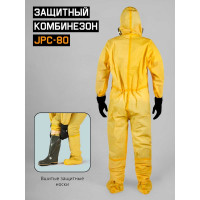 Комбинезон химической защиты Jeta Safety плотность 82 г/м², с носками, 3, 4 тип, размер L, JPC-80-L