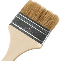 Плоская малярная кисть SAMGRUPP с деревянной ручкой, 75 мм, 3" SAMC-027001075
