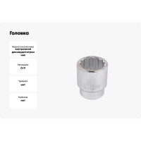 Головка 32мм 3/4" 12гр. Forcekraft FK-56932(52277)