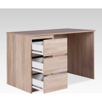 Письменный стол Гуд ЛАКК КАСТОР 3 ящика, 115x65x75 см, бежевый, дуб сонома 2.03.06.090.3