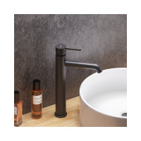 Смеситель для раковины Damixa Scandinavian Pure высокий, чёрный 360250300