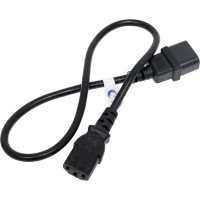 Кабель питания Cabeus монитор-компьютер IEC 320 C13 - IEC 320 C14 (3x1.0), 0.6 м PC-189-VDE-1.0-0.6M
