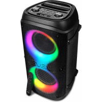 Портативная колонка SVEN АС PS-800 черная, 100 Вт, TWS, Bluetooth, FM, USB, microSD, LED-дисплей, 4400 мА*ч SV-021511