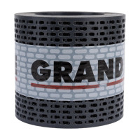 Вентиляционная карнизная лента Grand Line серая, 100x5000 мм 475536