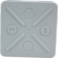 Коробка IEK КУП КМ41361 100x100x50мм ip44 6 вв. (7035) UKO21-100-100-050-K41-55U