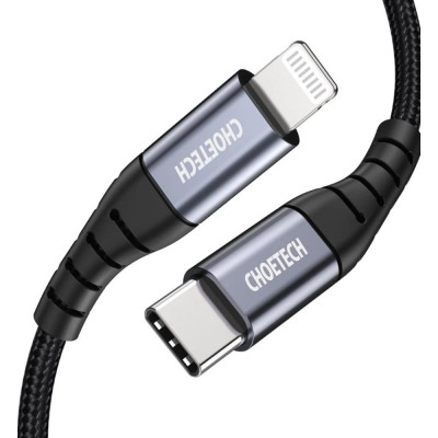 Кабель usb c - lightning Choetech IP0041-BK