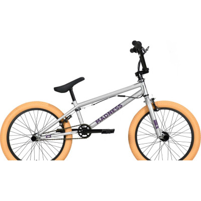 STARK Велосипед `23 Madness BMX 3 серебристый/фиолетовый/кремовый HQ-0013628