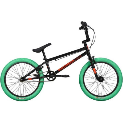 STARK Велосипед `23 Madness BMX 1 черный/красный/зеленый HQ-0012536