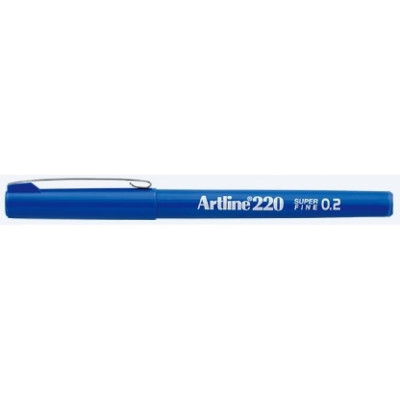 Artline Ручка капиллярная с тонким наконечником (0,2 мм) EK 220 синяя EK220-010