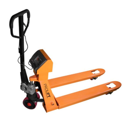 PROLIFT Тележка гидравлическая CW25 с весами, грузоподъемность 2500кг,1150x555мм, колеса полиуретан CW25 CW 25