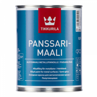TIKKURILA панссаримаали база с 0,9 л эмаль антикор. для металла п/глянц. 22199