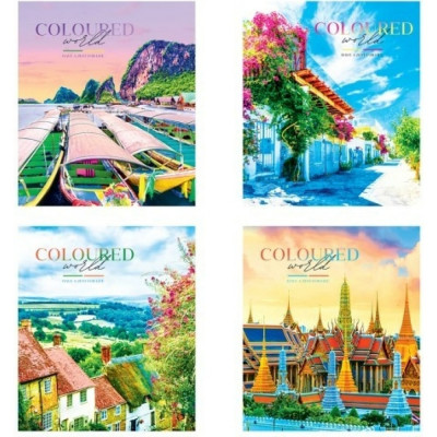 Тетрадь ArtSpace Путешествия. Coloured world Т80л_29821