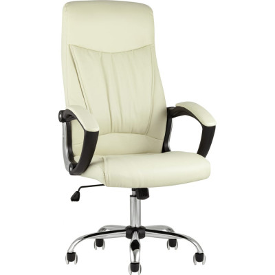 Стул Груп Кресло руководителя TopChairs Tower, бежевое D-418 beige