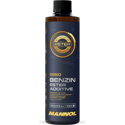 MANNOL BENZIN ESTER ADDITIVE 450 мл. Очищающая топливная присадка 9950