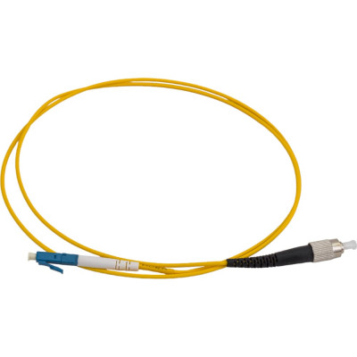 Hyperline FC-S2-9-FC/UR-LC/UR-H-1M-LSZH-YL Патч-корд волоконно-оптический (шнур) SM 9/125 (O 243763