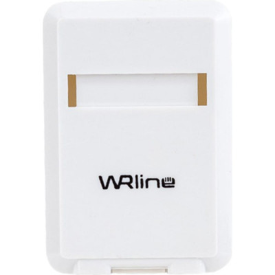 WRline WR-MB-1 Корпус настенной розетки для установки 1-ой вставки типа Keystone Jack, цвет белый 505219