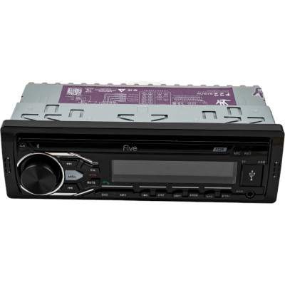 Автомагнитола FIVE (1din/красная/Bluetooth/USB/AUX/SD/FM/4*50) F22R FIVE F22R