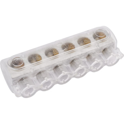 КВТ Клеммник 6-и контактный KE10.506 (AL 10-50/Cu 2.5-35) 88977