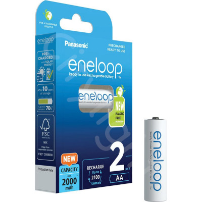 Аккумуляторы Panasonic eneloop BK-3MCDE/2BE УТ-00000796